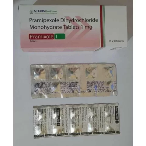 Pramipexole Dihydrochloride Monohydrate 1mg Tablets
