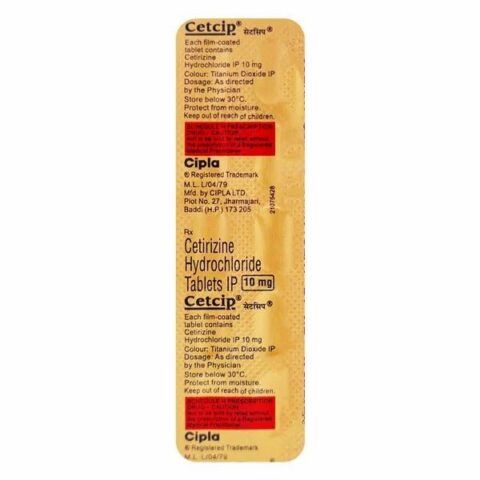 10mg CETCIP tab