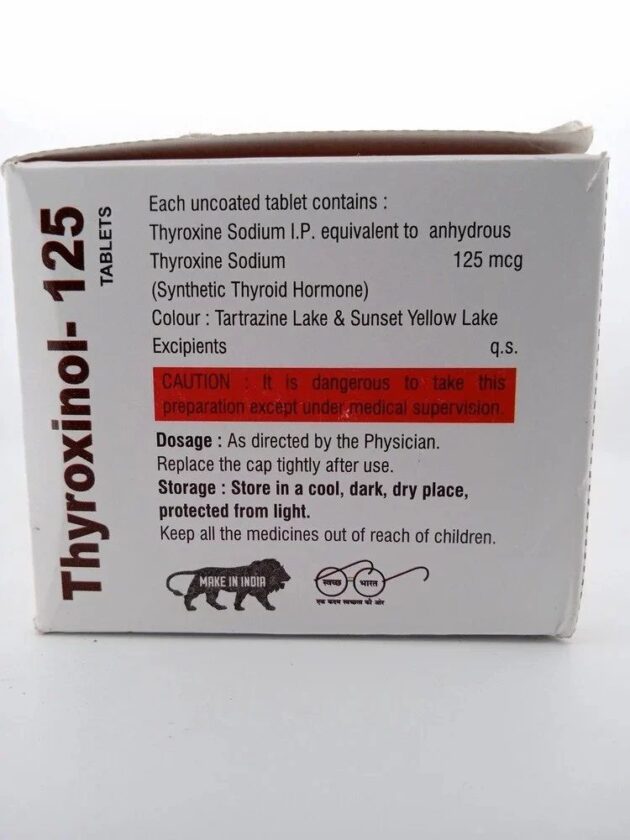 125MG THYROXINOL TAB - Image 3