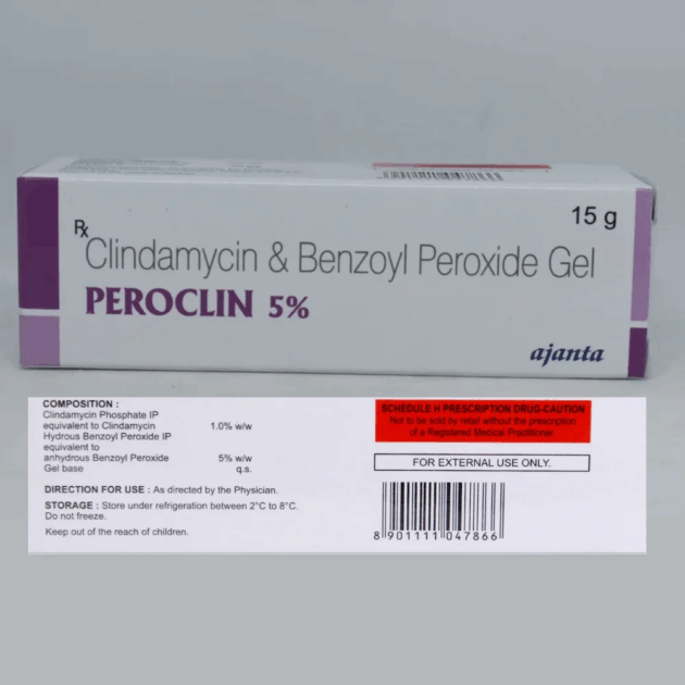 15MG PEROCLIN 5% GEL