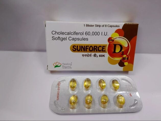 SUNFORCE D3 60K CAP