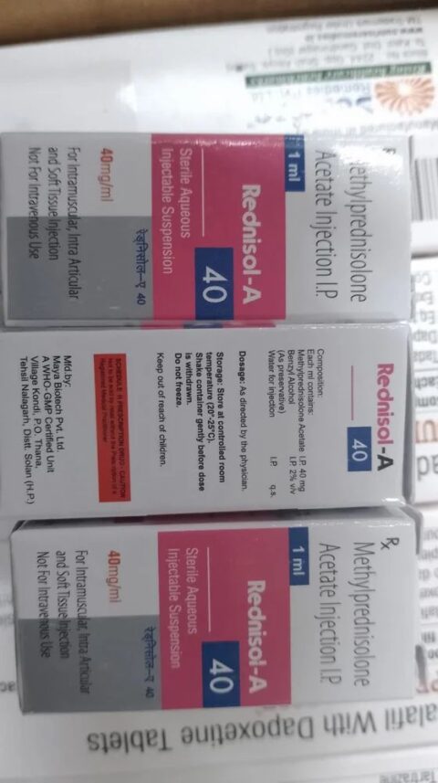 REDNISOL A 40 VIAL