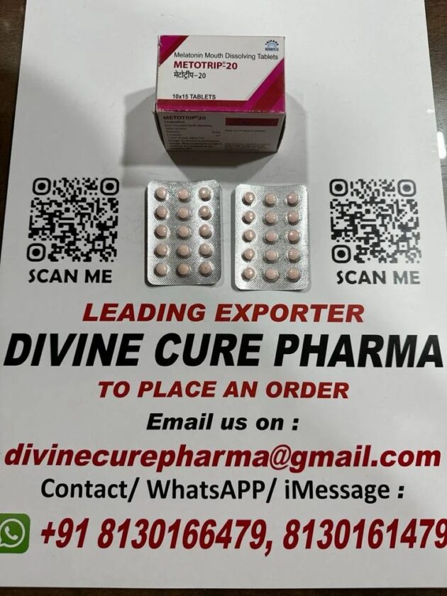 Metotrip Melatonin 20mg Tablets - Image 3