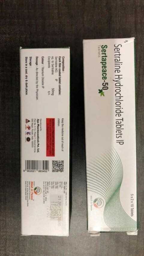 SERTAPEACE 50Mg Tablet