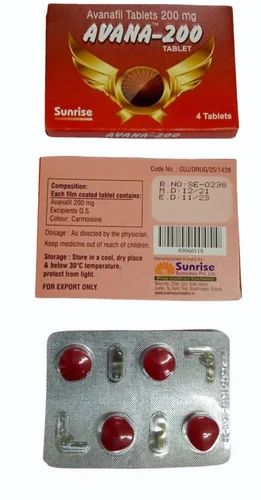 Avana 200 Mg Tablets