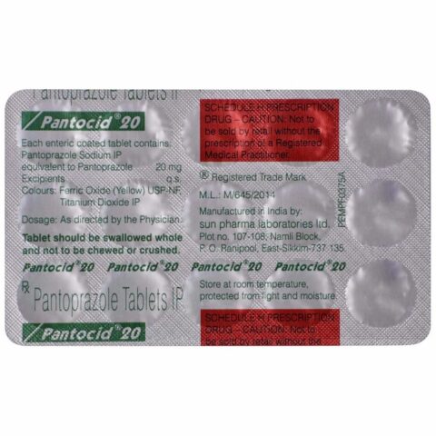 20MG PANTOCID TAB