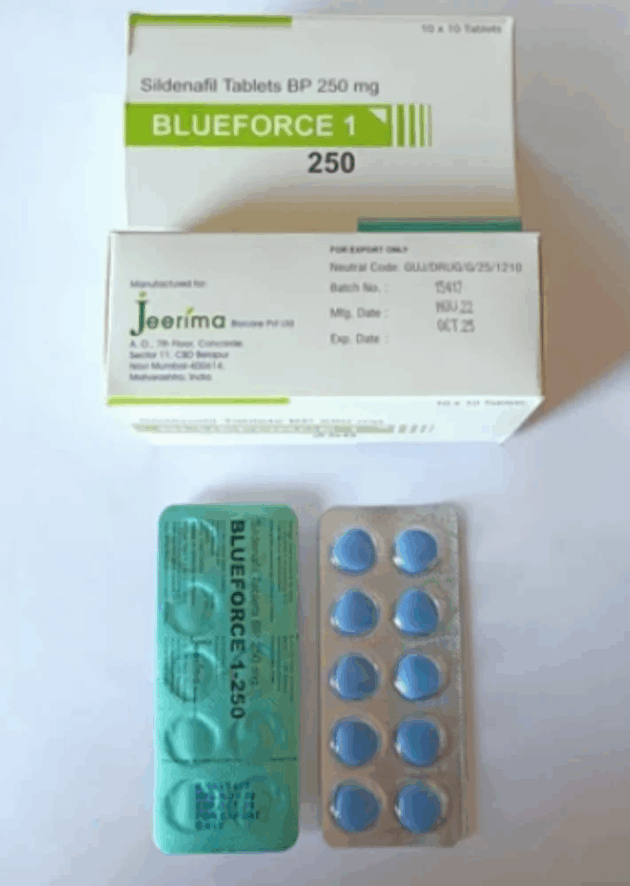 250MG BLUEFORCE TAB