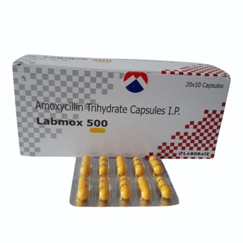Labmox 500 Capsule Amoxycillin Trihydrate Capsules