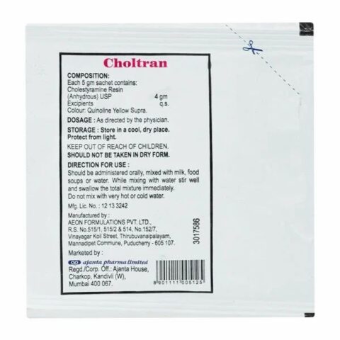 5MG CHOLTRAN SACHET