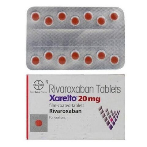 Xarelto 20 MG Rivaroxaban Tablets 20 MG
