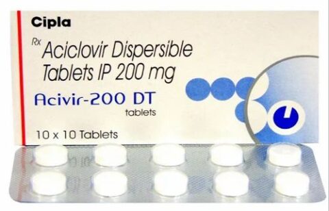 Acivir 200mg Dt Acyclovir Tablet