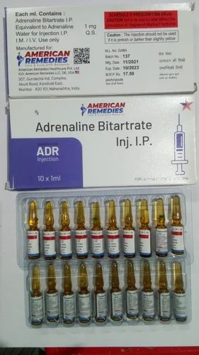 Adernaline Bitartatrate Injection