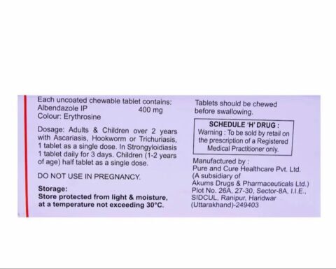 Albendazole Tablets Ip