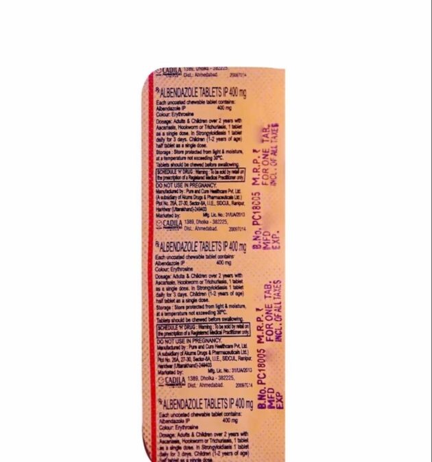 Albendazole Tablets Ip - Image 3