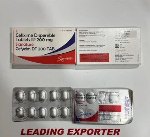 Cefixime Dispersible Tablets 200Mg