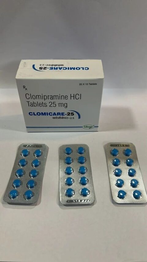 Clomicare 25 Clomipramine HCl Tablets I.P., Strength: 25 mg