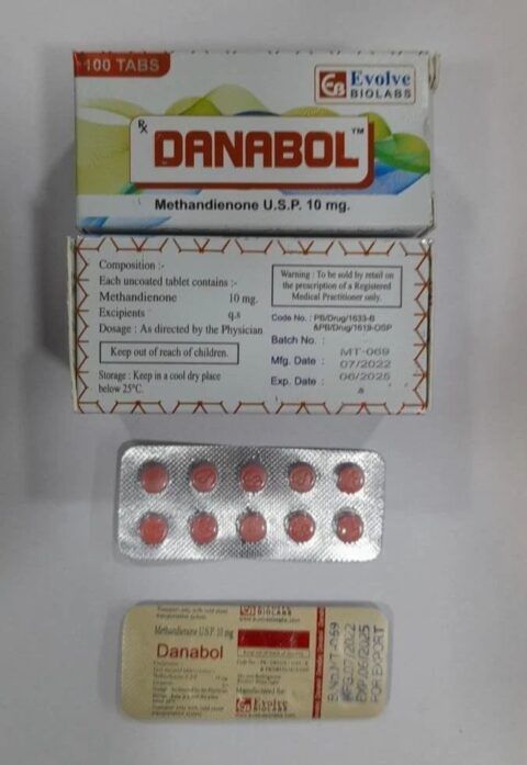Danabol Methandienone 10 Mg Tablet