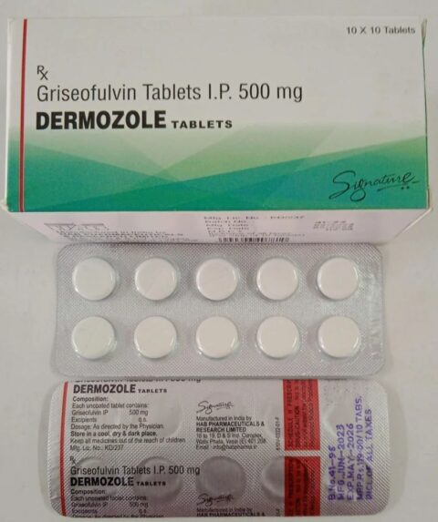 500MG DERMOZOLE TAB