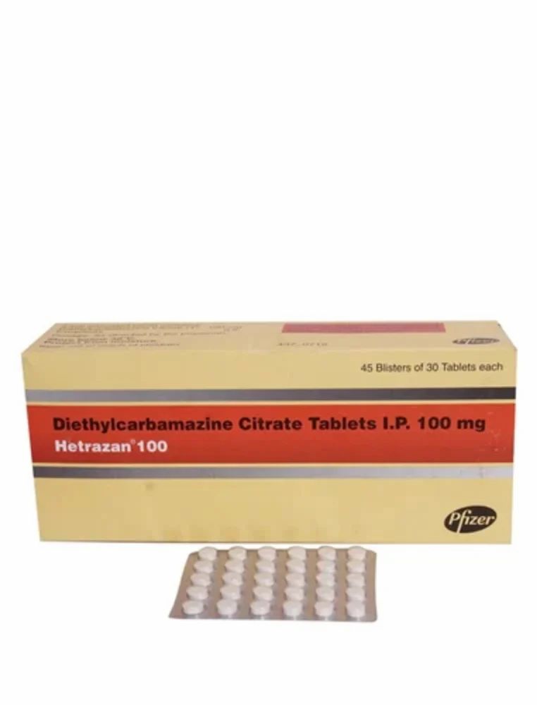 Diethylcarbamazine Hetrazan Tablet