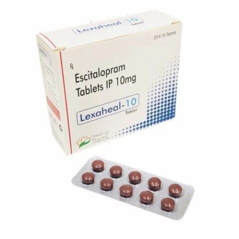 Escitalopram 10 Mg Tablets Lexaheal