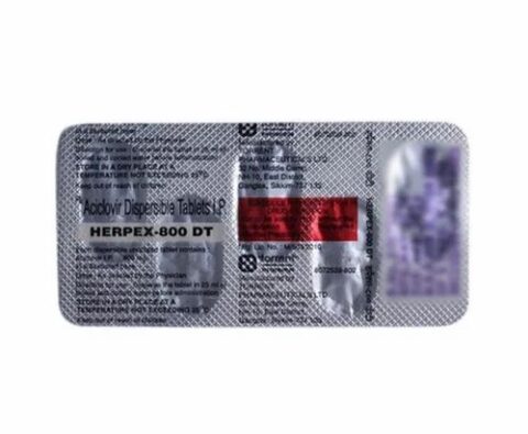 Herpex 800mg Tablet