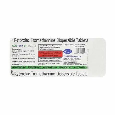 Ketoford 10mg Tablet DT