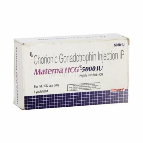 MATERNA HCG 5000IU INJ