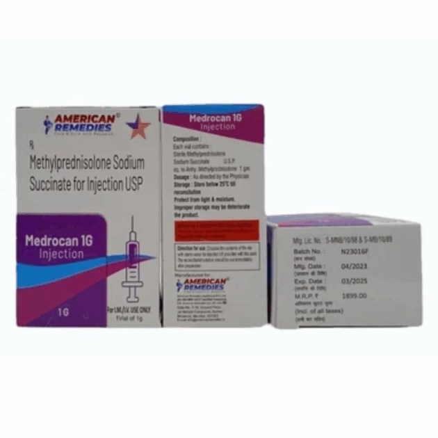 Methylprednisolone 1G Injection - Image 3