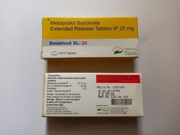 Metoprolol Succinate ER 25mg Tablets - Image 6