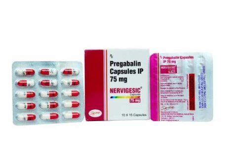 Nervigesic Pregabalin 75mg Capsules