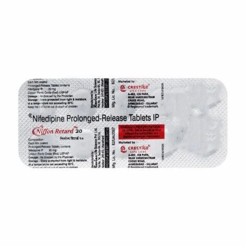 Nifedipine ER 20mg Tablets