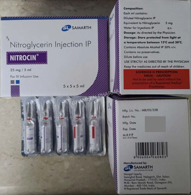 Nitrocin 25mg Injection - Image 7