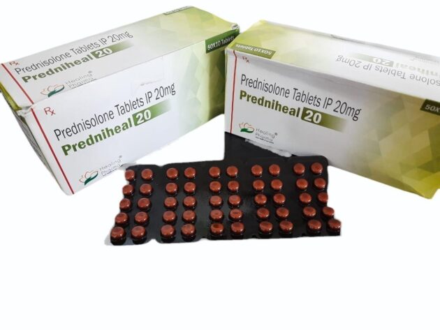 Prednisolone Tablets Ip 20Mg Predniheal 20 Mg