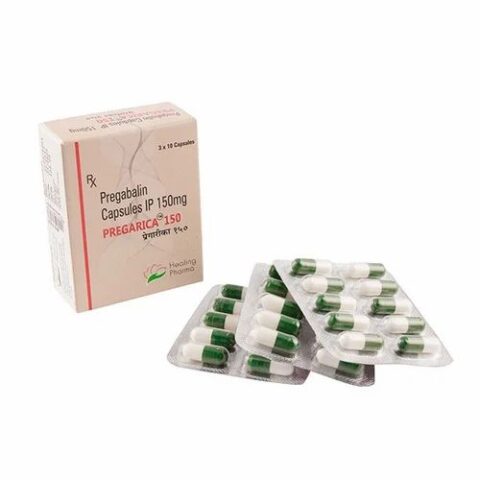 Pregabalin 300mg Pregarica 300 Mg Capsules, Healing pharma India Pvt Ltd, Prescription