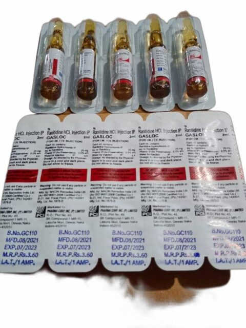 Ranitidine Hydrochloride Injection