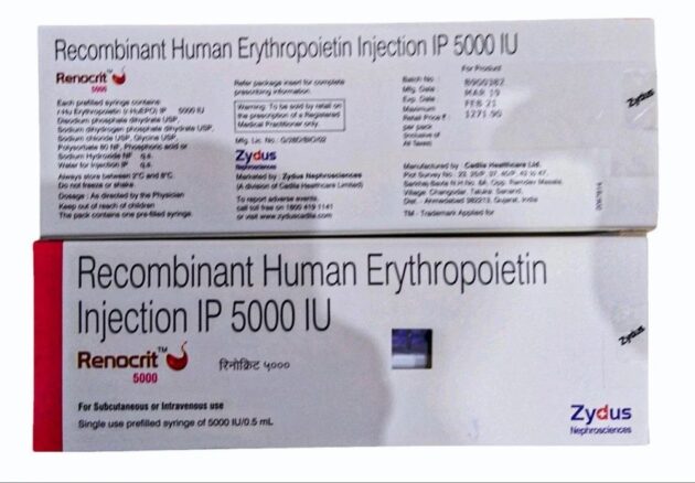 Recombinant Human Erythropoietin Inj 5000 - Image 6