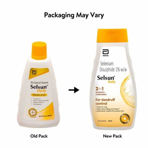 SELSUN DAILY SHAMPOO 120ML