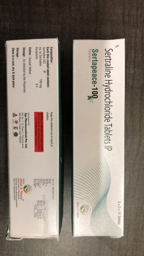 SERTAPEACE 100Mg Tablet