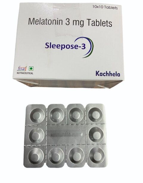 Sleepose Melatonin 3Mg tablet