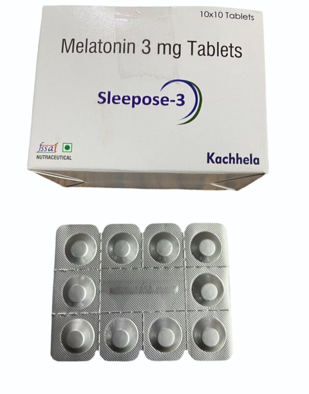 Sleepose Melatonin 3Mg tablet