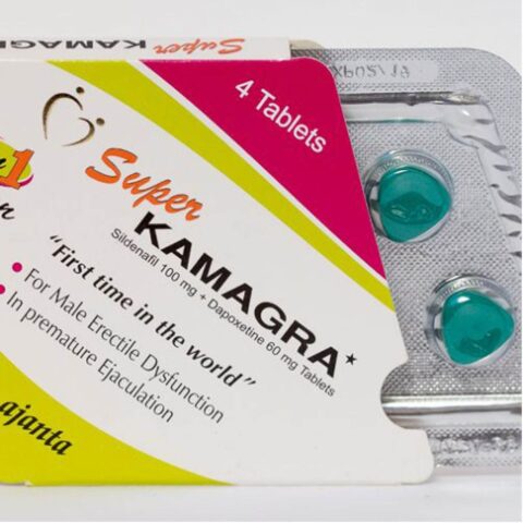 Super Kamagra Sildenafil Citrate 100mg and Dapoxetine 60mg