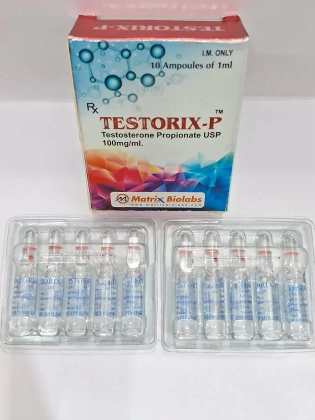 Testorix-P Ampoule Testorix P Testosteron Propionate USP 100 Mg