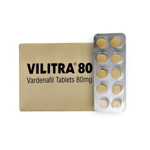 Vardenafil Vilitra 80mg Tablets